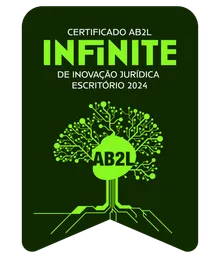 Selo AB2L Infinite de Inovação Jurídica 2024 — Advocacia Correa de Castro & Associados